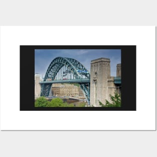 Tyne Bridge and Newcastle Quayside Posters and Art